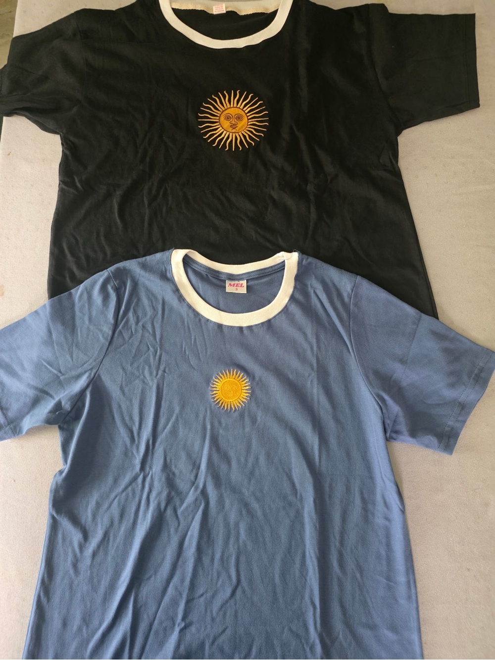 Blue and Black T shirt Argentina
